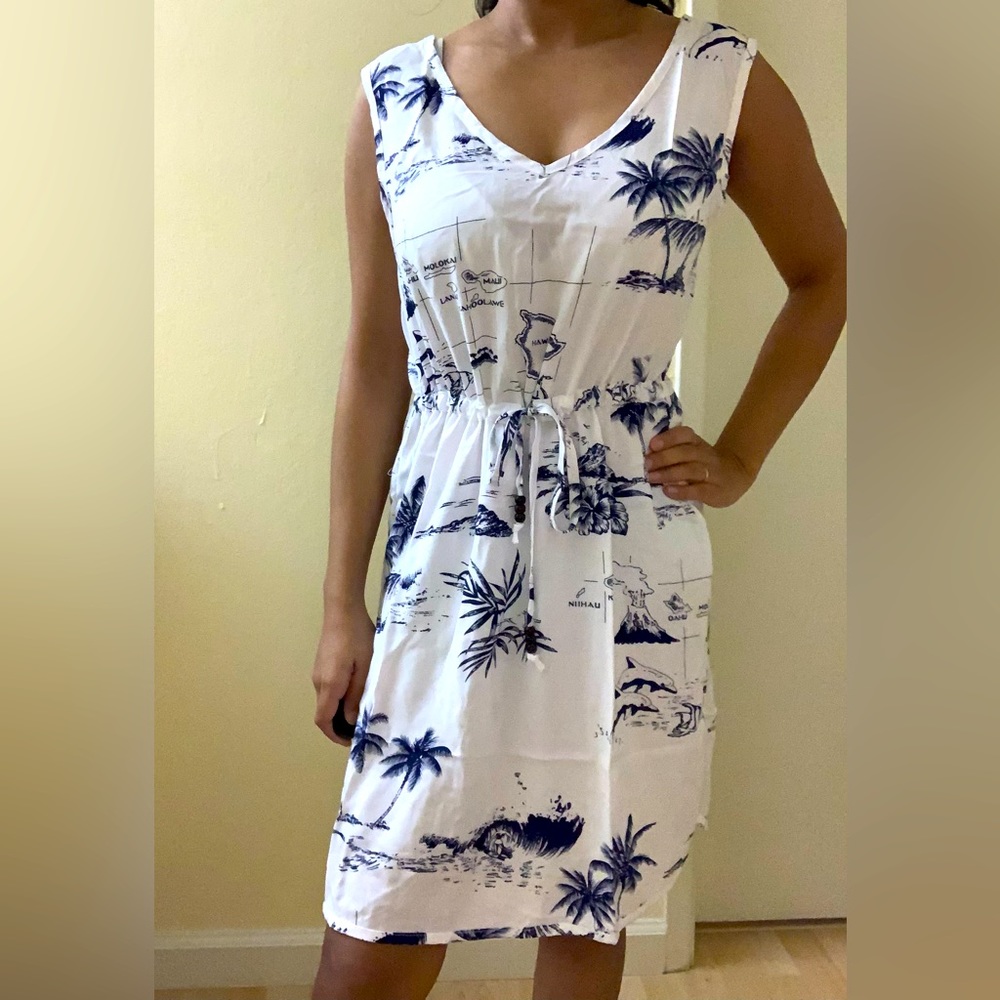Palmwave Hawaiian Aloha tank dress